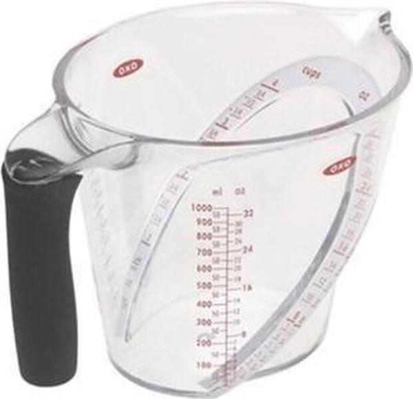 Grote foto maatbeker large 1000 ml oxo verpakking beschadigd huis en inrichting keukenbenodigdheden