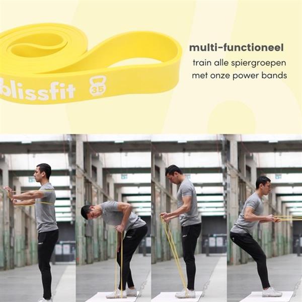 Grote foto sport resistance booty band fitness weerstandsband elastiek 35kg verpakking beschadigd sport en fitness fitness