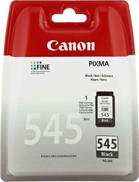 Grote foto canon pg 545 cl 546 inktcartridge 1x zwart 1x kleur incl. canon fotopapier computers en software printers
