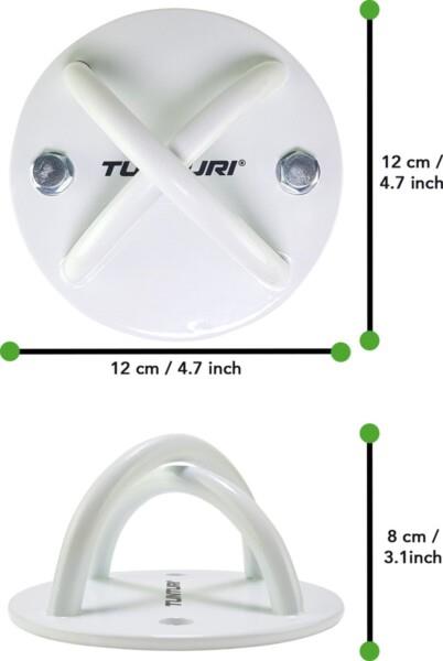 Grote foto tunturi suspension trainer functional training calisthenics slingtrainer incl. plafondhaak sport en fitness fitness