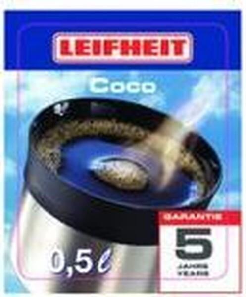 Grote foto leifheit coco isoleerfles rvs 1 l fles heeft wat krasjes caravans en kamperen caravan accessoires
