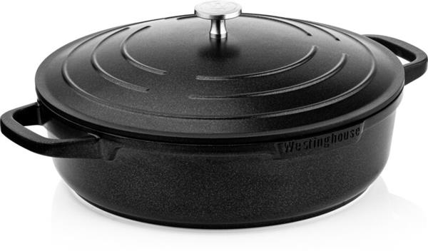 Grote foto westinghouse performance series hapjespan inductie met deksel 32cm sauteerpan oven geschikt huis en inrichting kookgerei