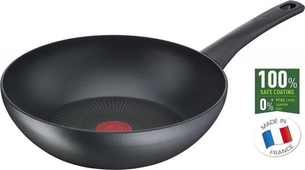 Grote foto tefal easy chef wokpan 28 cm wat krasjes op de bovenrand zie foto huis en inrichting kookgerei