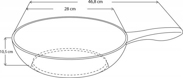 Grote foto tefal easy chef wokpan 28 cm wat krasjes op de bovenrand zie foto huis en inrichting kookgerei