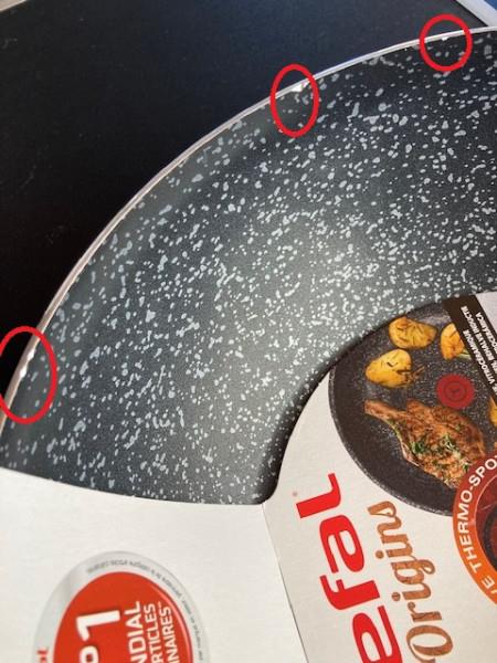 Grote foto tefal origins wokpan 28 cm niet geschikt voor inductie rand heeft wat beschadiging zie foto huis en inrichting kookgerei