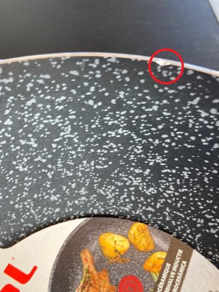 Grote foto tefal origins wokpan 28 cm niet geschikt voor inductie rand heeft wat beschadiging zie foto huis en inrichting kookgerei