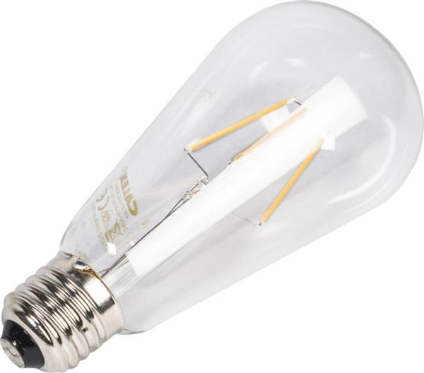 Grote foto calex rustic led lamp warm e27 320 lumen goud clear huis en inrichting overige