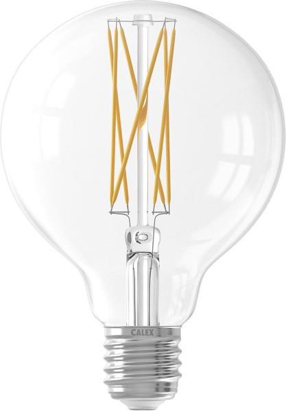 Grote foto calex globe led lamp warm 95 e27 320 lm goud clear huis en inrichting overige