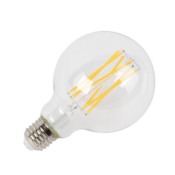 Grote foto calex globe led lamp warm 95 e27 320 lm goud clear huis en inrichting overige