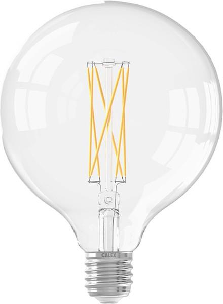 Grote foto calex globe led lamp warm 125 e27 320 lm clear huis en inrichting overige