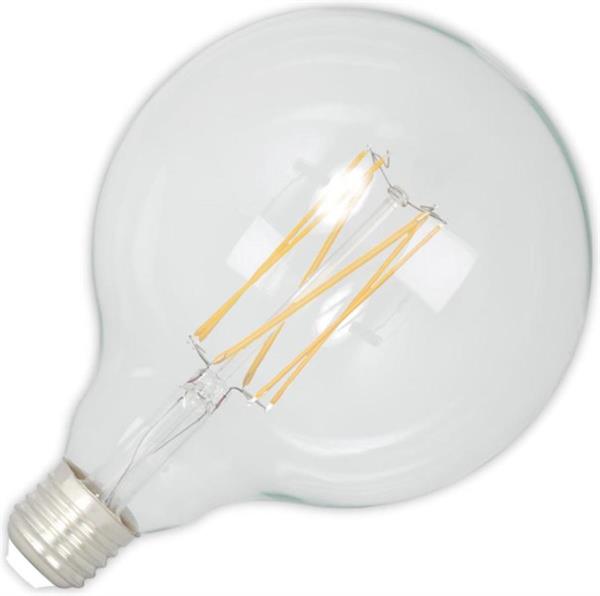 Grote foto calex globe led lamp warm 125 e27 320 lm clear huis en inrichting overige