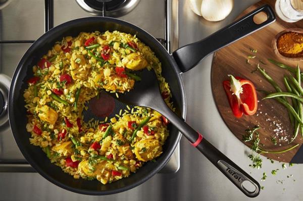 Grote foto tefal xl force koekenpan 24 cm extra diep niet geschikt voor inductie huis en inrichting kookgerei