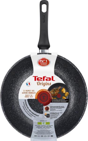 Grote foto tefal origins wokpan 28 cm niet geschikt voor inductie huis en inrichting kookgerei