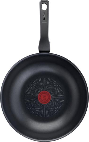 Grote foto tefal xl force wokpan 28 cm niet geschikt voor inductie krasjes aan bovenrand van de pan zi huis en inrichting kookgerei