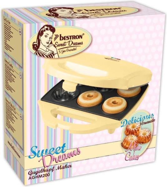 Grote foto bestron cakemaker ahgm200 900 w vanillekleurig verpakking beschadigd huis en inrichting keukenbenodigdheden