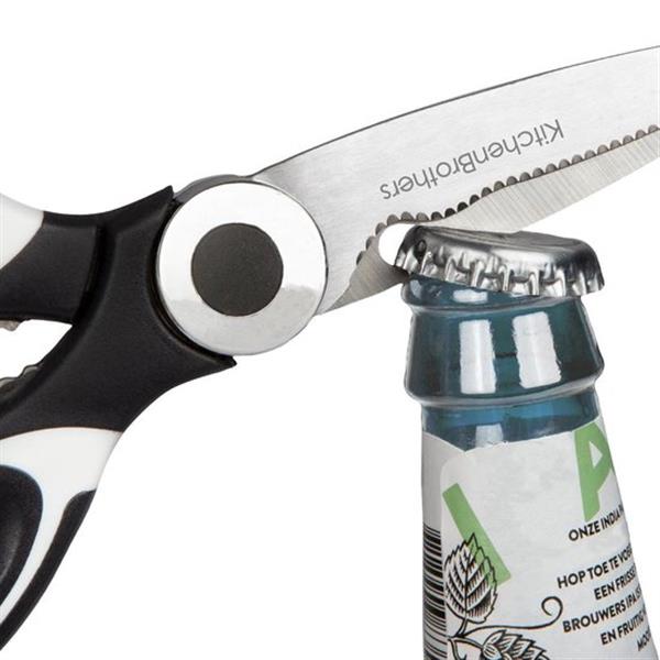 Grote foto kitchenbrothers professionele keukenschaar flesopener notenkraker en vissenontschubber hoesje diversen overige diversen