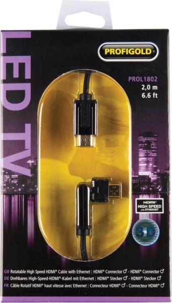 Grote foto profigold rotatable high speed hdmi 2m antiek en kunst overige in antiek gebruiksvoorwerpen
