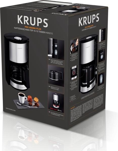 Grote foto krups pro aroma plus km3210 koffiezetapparaat verpakking beschadigd lichte gebruikssporen d witgoed en apparatuur koffiemachines en espresso apparaten