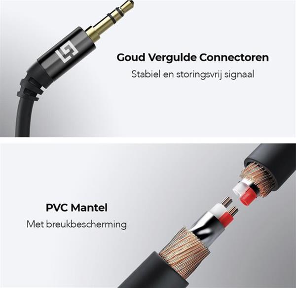 Grote foto lifegoods stereo audio jack kabel 3.5 mm 1 meter antiek en kunst overige in antiek gebruiksvoorwerpen