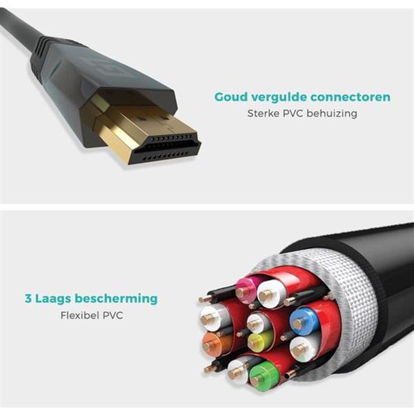 Grote foto lifegoods hdmi ultra high speed 2.1 kabel male to male cable zwart 3 meter verpakking bescha antiek en kunst overige in antiek gebruiksvoorwerpen
