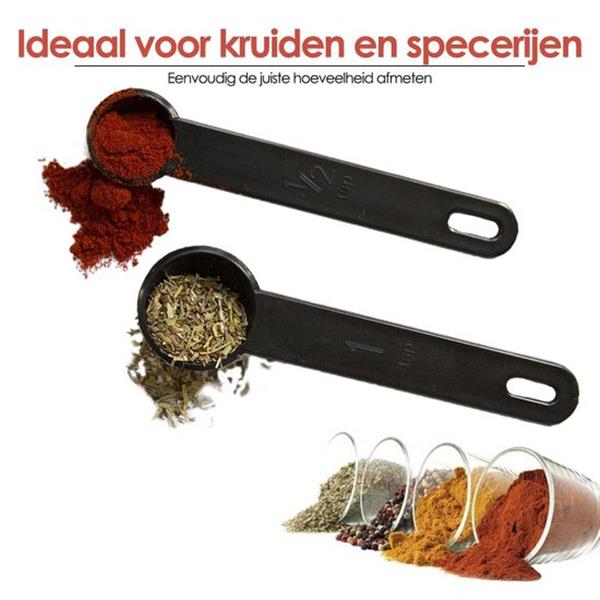 Grote foto kitchenbrothers 10 delige maatbeker set maatlepel maatcups huis en inrichting keukenbenodigdheden