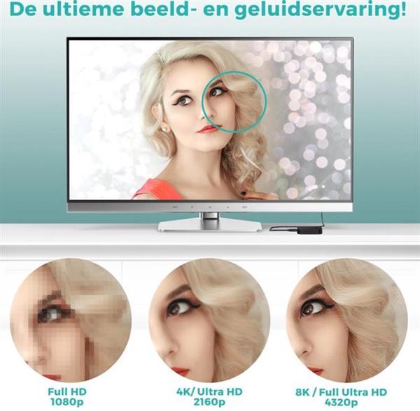 Grote foto lifegoods hdmi ultra high speed 2.1 kabel ethernet male to male cable zwart 1.5 m antiek en kunst overige in antiek gebruiksvoorwerpen