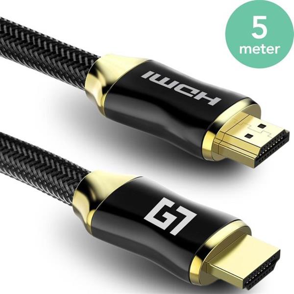 Grote foto lifegoods hdmi kabel 2.0 gold plate 5 meter antiek en kunst overige in antiek gebruiksvoorwerpen