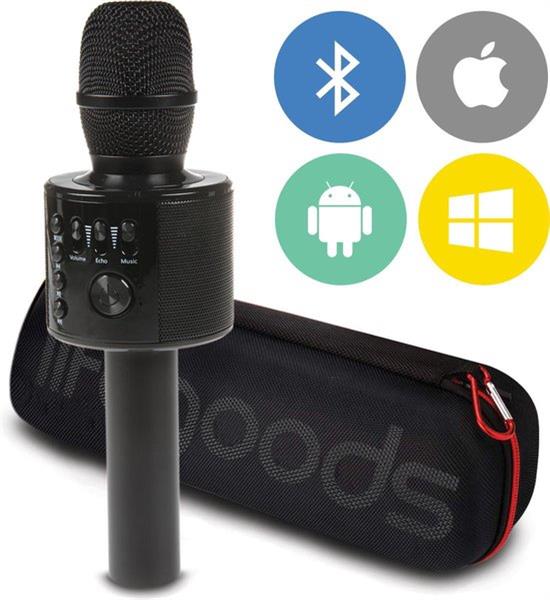 Grote foto lifegoods bluetooth karaoke microfoon draadloos met hifi speaker box verpakking beschadigd antiek en kunst overige in antiek gebruiksvoorwerpen
