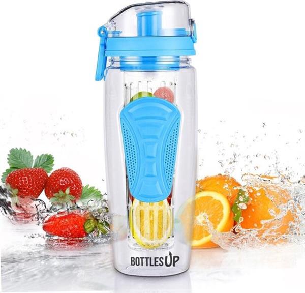 Grote foto bottlesup waterfles met fruit infuser drinkfles met fruit filter diversen overige diversen