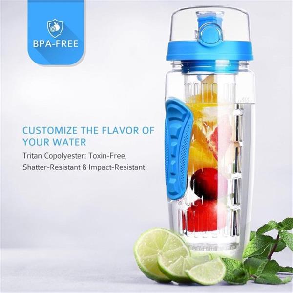 Grote foto bottlesup waterfles met fruit infuser drinkfles met fruit filter diversen overige diversen