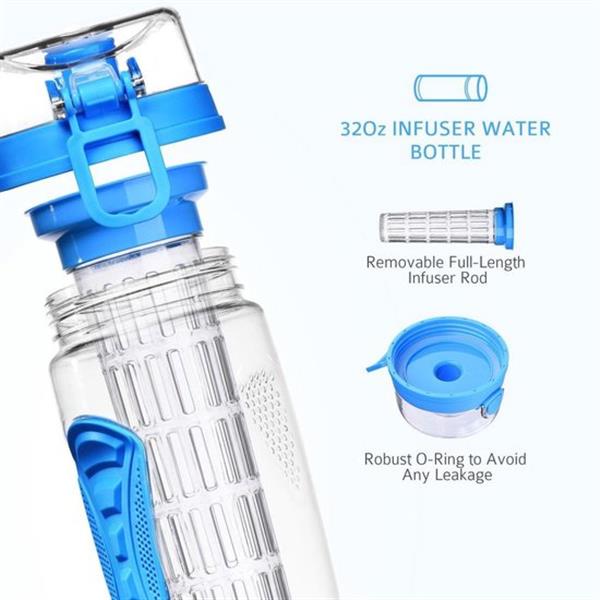Grote foto bottlesup waterfles met fruit infuser drinkfles met fruit filter diversen overige diversen