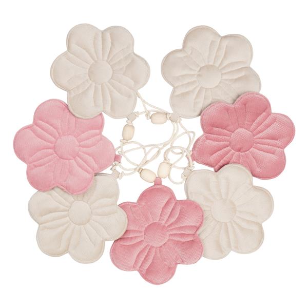 Grote foto velvet bloemenslinger bloom snoepboeket snoepboeket kinderen en baby complete kinderkamers