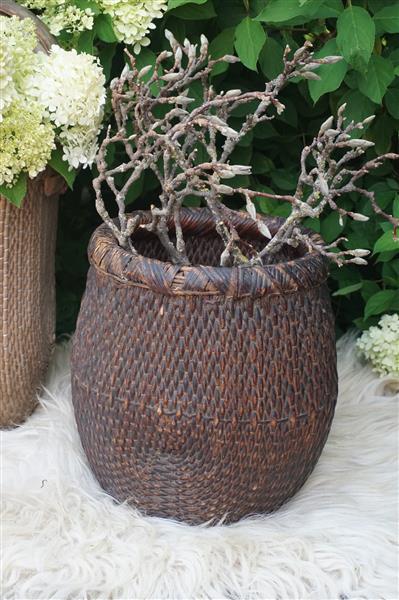 Grote foto vismand oud riet vergrijsd l36 x b31 cm huis en inrichting woningdecoratie