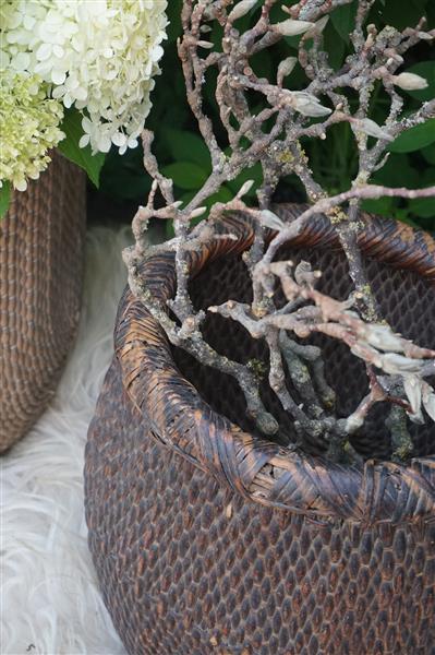 Grote foto vismand oud riet vergrijsd l36 x b31 cm huis en inrichting woningdecoratie