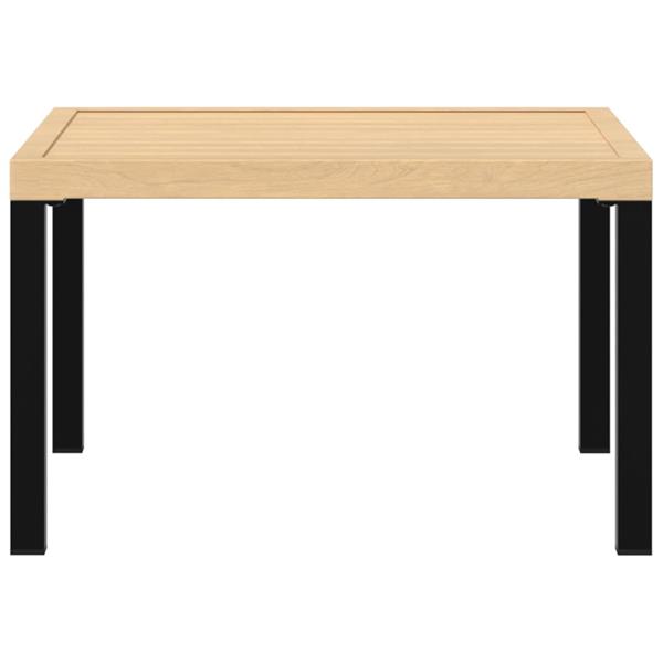 Grote foto vidaxl tuintafel 65x65x40 cm aluminium zwart tuin en terras tuinmeubelen
