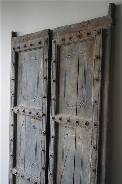 Grote foto deurenset oud hout india h193 5 x b101 cm huis en inrichting woningdecoratie
