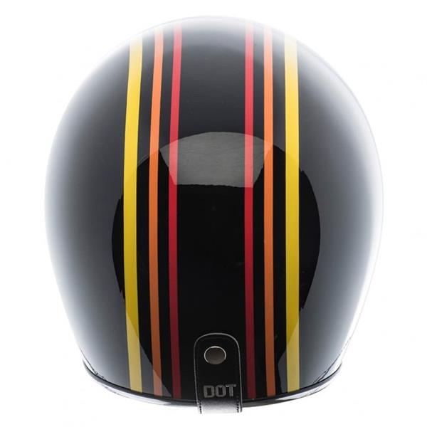 Grote foto torc t 50 1978 retro jethelm zwart motoren kleding