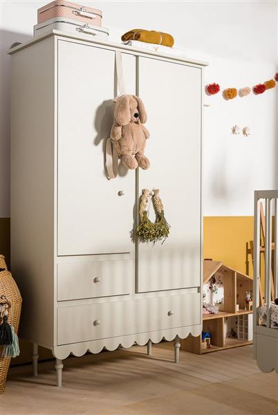 Grote foto kledingkast retro babushka olive olive kinderen en baby complete kinderkamers