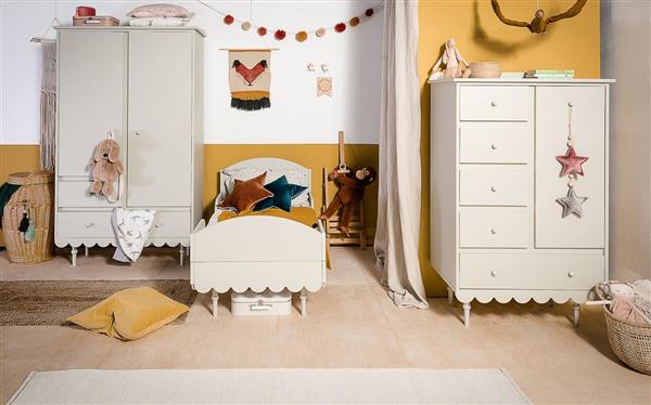 Grote foto kledingkast retro babushka olive olive kinderen en baby complete kinderkamers