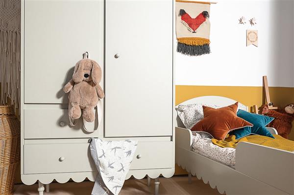 Grote foto kledingkast retro babushka olive olive kinderen en baby complete kinderkamers