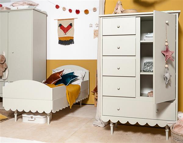 Grote foto commode retro babushka olive olive kinderen en baby complete kinderkamers