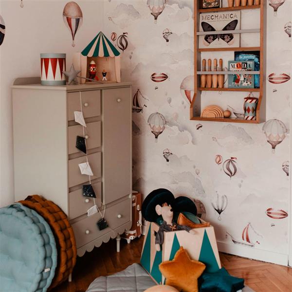 Grote foto commode retro babushka olive olive kinderen en baby complete kinderkamers