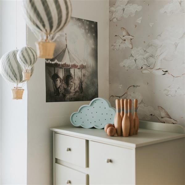 Grote foto commode retro babushka olive olive kinderen en baby complete kinderkamers