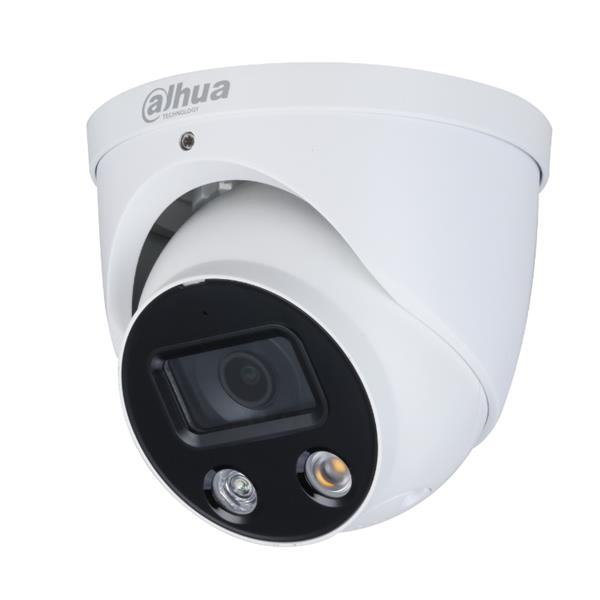 Grote foto dahua 4mp ip cameraset tioc 2 turret dome camera actieve afschrikking 2.8mm 30m ips24d audio tv en foto videobewakingsapparatuur