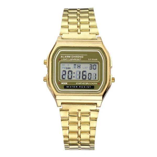 TMC212 Digitale Horloge PolsHorloge 3 ATM Waterdicht Goud Kopen Horloges