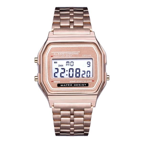 Grote foto tmc212 digitale horloge polshorloge 3 atm waterdicht roze kleding dames horloges
