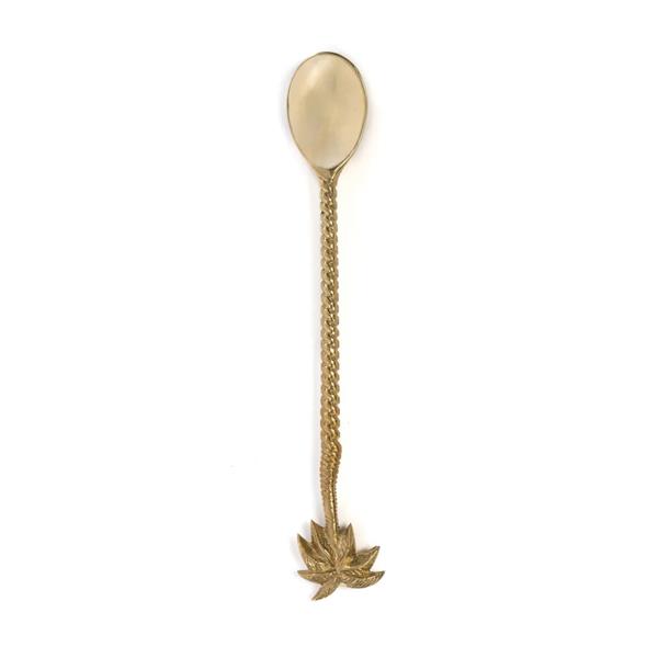 Grote foto de palmboom lange lepel goud huis en inrichting woningdecoratie