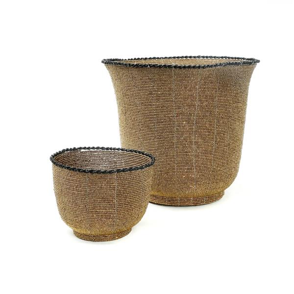Grote foto de beaded snoepjeskom goud m huis en inrichting woningdecoratie