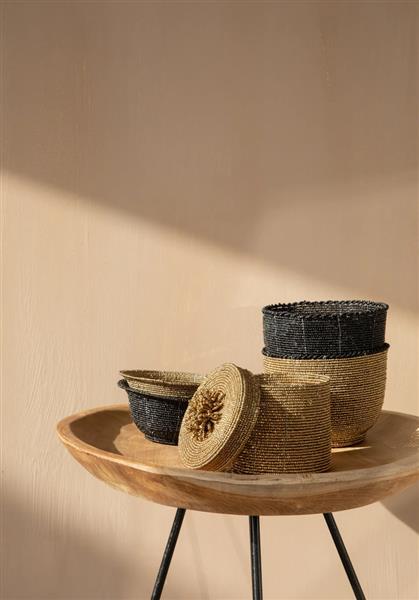 Grote foto de beaded snoepjeskom goud m huis en inrichting woningdecoratie