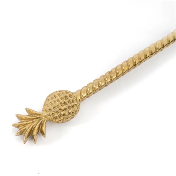 Grote foto de pineapple lange lepel goud huis en inrichting woningdecoratie